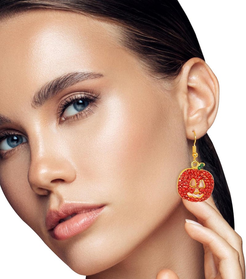 Fullive Thanksgiving Earrings, Fall Stud Dangle Turkey Earrings, Hypoallergenic Thanksgiving Accessory for Women Adult - Image 5
